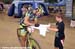 Jose Hermida stops to autograph a young fan
