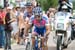 Marcin Sapa (Lampre-NGC) leading the break  		CREDITS:   		TITLE: Tour de France, 2009  		COPYRIGHT: � Tom Evans 2009