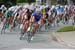 Charlotte Becker (Equipe Nurnberger) leads the race through Granby  		CREDITS:   		TITLE:   		COPYRIGHT: CJ Farquharson     2009�         All rights retained - no copying, printing or other manipulation, editing or processing permitt