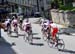 The break hits the 15% portion of the climb  		CREDITS:   		TITLE: Tour de Beauce  		COPYRIGHT: Rob Jones/www.canadiancyclist.com