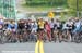 Waiting to restart after the bridge delay  		CREDITS:   		TITLE: Tour de Beauce  		COPYRIGHT: Rob Jones/www.canadiancyclist.com