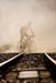 GREYTON, SOUTH AFRICA - Riders make their way across the railway lines during stage five , 5 , of the Absa Cape Epic Mountain Bike Stage Race held between Greyton and Oak Valley ( Elgin / Grabouw ) on the 26 March 2009 in the Western Cape, South Africa..P