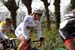 World and Olympic Champion, Nicole Cooke (Vision 1) chases in a group