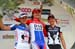 The podium - Johansson, Vos, Hausler
