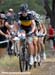 A dozen riders broke away on the first lap, led by Roel Paulissen  		CREDITS:   		TITLE: Madrid World Cup XC  		COPYRIGHT: