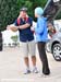 National coach Dan Proulx talks with Catharine Pendrel before the start  		CREDITS:   		TITLE: Madrid World Cup XC  		COPYRIGHT: ROB JONES/CANADIAN CYCLIST.COM