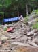 The new 'rock garden' ... it's not as bad as it looks