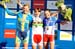Podium: Alexandra Engen, Aleksandra Dawidowicz, Julie Bresset  		CREDITS:   		TITLE: MTB World Championships Canberra Australia  		COPYRIGHT: ROB JONES/CANADIAN CYCLIST.COM