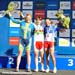 Podium: Alexandra Engen, Aleksandra Dawidowicz, Julie Bresset  		CREDITS:   		TITLE: MTB World Championships Canberra Australia  		COPYRIGHT: ROB JONES/CANADIAN CYCLIST.COM