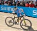 Irina Kalentieva is clearly exhausted  		CREDITS:   		TITLE: MTB World Championships Canberra Australia  		COPYRIGHT: www.canadiancyclist.com