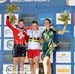 Podium:  Michelle Hediger, Pauline Ferrand Prevot, Candice Neethling  		CREDITS:   		TITLE: MTB World Championships Canberra Australia  		COPYRIGHT: ROB JONES/CANADIAN CYCLIST.COM