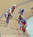 Kneisky led the final sprint out of the last turn