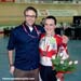 Tara Whitten with head coach Richard Wooles