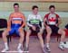Waiting for the podium at the end of a long day