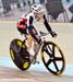 Shelley Olds crashed but managed to rejoin the race