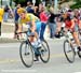 Race leader David Zabriskie followed closely by Lance Armstrong  		CREDITS: Rob Jones  		TITLE: Tour of California  		COPYRIGHT: ROB JONES/CANADIAN CYCLIST.COM
