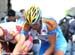 Ryder Hesjedal was caught behind the crash on the last lap  		CREDITS: Rob Jones  		TITLE: Tour of California  		COPYRIGHT: CANADIANCYCLIST