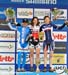 U23 podium: Tanja Zakelj , Julie Bresset, Fanny Bourdon  		CREDITS: Rob Jones  		TITLE: World Cup Houffalize  		COPYRIGHT: Rob Jones/CanadianCyclist.com