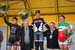 The GP de Dottignies podium : Giorgia Bronzini (Gauss Rdz Ormu), Kirsten Wild (Cervelo Test Team) and Monia Baccaille (Team Valdarno)  		CREDITS: CJ Farquharson  		TITLE:   		COPYRIGHT: All rights retained. No copying, publication or other manipulation wi