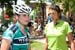 Joelle Numainville (r) and Laura Charameda  		CREDITS:   		TITLE: Nature Valley Grand Prix, 2010  		COPYRIGHT: www.CanadianCyclist.com
