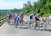 The turn at the top of the second climb  		CREDITS: Rob Jones  		TITLE: 2010 Road Nationals  		COPYRIGHT: Rob Jones/CANADIANCYCLIST