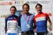 The team competition winners in the 2011 World Cup were Nederland Bloeit, represented by Annemiek Van Vleuten, Jeroeme Blijlevens (Directeur Sportif) and Marianne Vos  		CREDITS:   		TITLE:   		COPYRIGHT: CJ Farquharson    2011�         All rights retaine