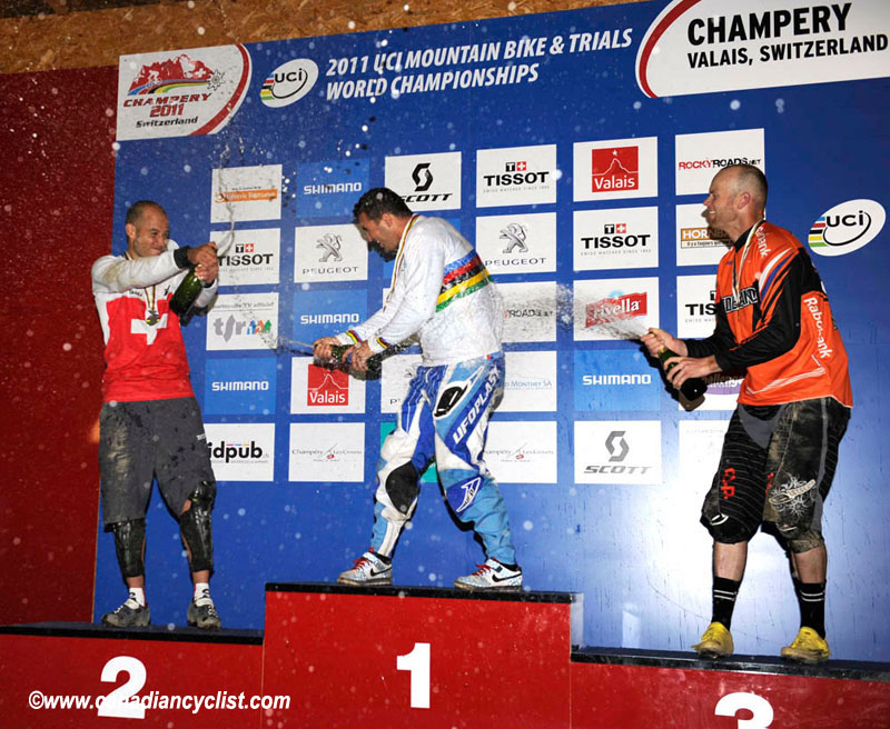 men podium