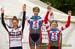 Womens podium 		CREDITS:  		TITLE:  		COPYRIGHT: Jon Safka/www.ccyclingphotos.ca 2011� All rights retained - no copying, printing or other manipulation, editing or processing permitted without prior, written permission