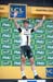Cavendish on the podium 		CREDITS:  		TITLE: 2011 Tour de France 		COPYRIGHT: © Canadian Cyclist 2011