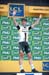 Cavendish on the podium 		CREDITS:  		TITLE: 2011 Tour de France 		COPYRIGHT: � Canadian Cyclist 2011
