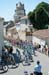 Peloton  through Apremont 		CREDITS:  		TITLE: 2011 Tour de France 		COPYRIGHT: CanadianCyclist