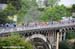 Heading across the bridge at Folsom 		CREDITS: Rob Jones 		TITLE: Tour of California 		COPYRIGHT: Rob Jones/www.canadiancyclist.com