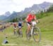 McNeely, Bouchard and Bailey were the early leaders 		CREDITS:  		TITLE: MTB XC Nationals 		COPYRIGHT: Rob Jones/www.canadiancyclist.com 2011� All rights retained - no copying, printing or other manipulation, editing or processing permitted without prior,