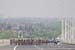 Peloton climbing the Shanghai Changjiang Tunnel Bridge 		CREDITS:  		TITLE:  		COPYRIGHT: Tour of Chongming Island