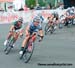 Joelle Numainville leads through a corner 		CREDITS:  		TITLE: US Air Force Cycling Classic, 2011 		COPYRIGHT: � CanadianCyclist.com 2011