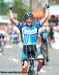 Hilton Clarke celebrates his win 		CREDITS:  		TITLE: US Air Force Cycling Classic, 2011 		COPYRIGHT: � CanadianCyclist.com 2011