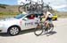 Peter Velits (HTC-Highroad) takes a feed 		CREDITS:  		TITLE: USA Pro Cycling Challenge, 2011 		COPYRIGHT: � Canadian Cyclist 2011