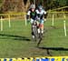 Aaron Schooler leading Mark Batty 		CREDITS:  		TITLE: 2011 Cyclocross Nationals  		COPYRIGHT: Rob Jones/www.canadiancyclist.com 2011� All rights retained - no use permitted without prior, written permission