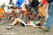 Lechner collapsed after a last lap charge up to 4th 		CREDITS: Rob Jones 		TITLE: Dalby World Cup 		COPYRIGHT: Rob Jones/www.canadiancyclist.com 2011� All rights retained - no copying, printing or other manipulation, editing or processing permitted withou