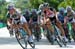 The front of the race was dominated by Colavita, Tibco and Now and Novartis for MS 		CREDITS:  		TITLE: 2011 Tour of Elk Grove 		COPYRIGHT: Peter Kraiker - ��2011