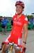 Leah Kirchmann (Colavita) was all smiles after taking the win 		CREDITS:  		TITLE: 2011 Tour of Elk Grove 		COPYRIGHT: Peter Kraiker - ��2011