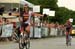 Bobby Sweeting of Kenda Pro took the win ahead of Luis Amaran (Jamis-Sutter Home) 		CREDITS:  		TITLE: 2011 Tour of Elk Grove 		COPYRIGHT: Peter Kraiker - ��2011
