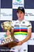 That is a big trophy Giorgia 		CREDITS: Jon Safka 		TITLE: GP Gatineau 		COPYRIGHT: Jon Safka 2011� All rights retained - no copying, printing or other manipulation, editing or processing permitted without prior, written permission