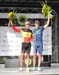 Philippe Gilbert (Omega Pharma-Lotto) winner in Quebec City and Rui Alberto Faria da Costa (Movistar) winner in Montreal 		CREDITS: Rob Jones 		TITLE: Grand Prix Cycliste de Quebec 		COPYRIGHT: Rob Jones/www.canadiancyclist.com 2011� All rights retained -