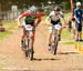 Michael G-Prosen and Brandon Etzl sprint for 15th 		CREDITS:  		TITLE: Trek Store Canada Cup 		COPYRIGHT: Rob Jones/www.canadiancyclist.com 2011� All rights retained - no copying, printing or other manipulation, editing or processing permitted without pri