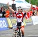 Lauren Rosser wins 		CREDITS: Rob Jones 		TITLE: World Cup Mont Ste-Anne 		COPYRIGHT: Rob Jones/www.canadiancyclist.com 2011� All rights retained - no copying, printing or other manipulation, editing or processing permitted without prior, written permissi