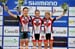 Andreane Lanthier-Nadeau, Lauren Rosser, Frederique Trudel 		CREDITS: Rob Jones 		TITLE: World Cup Mont Ste-Anne 		COPYRIGHT: Rob Jones/www.canadiancyclist.com 2011� All rights retained - no copying, printing or other manipulation, editing or processing p