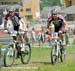 Peter Glassford (Trek Canada) and Leni Trudel (Garneau Chaussures Norton Rose) 		CREDITS: Rob Jones 		TITLE: World Cup Mont Ste-Anne 		COPYRIGHT: Rob Jones/www.canadiancyclist.com 2011� All rights retained - no copying, printing or other manipulation, edi