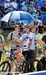 Julie Bresset keeps out of the sun before the start 		CREDITS:  		TITLE: World Cup Offenburg 		COPYRIGHT: Rob Jones/www.canadiancyclist.com 2011� All rights retained - no copying, printing or other manipulation, editing or processing permitted without pri