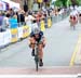 Rhae Shaw first across the line, 3rd overall 		CREDITS:  		TITLE: Road National Championships 		COPYRIGHT: Rob Jones/www.canadiancyclist.com 2011� All rights retained - no copying, printing or other manipulation, editing or processing permitted without pr